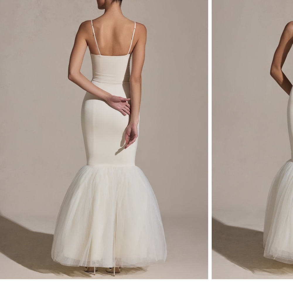 Oh Polly Cream Fishtail Wedding Dress